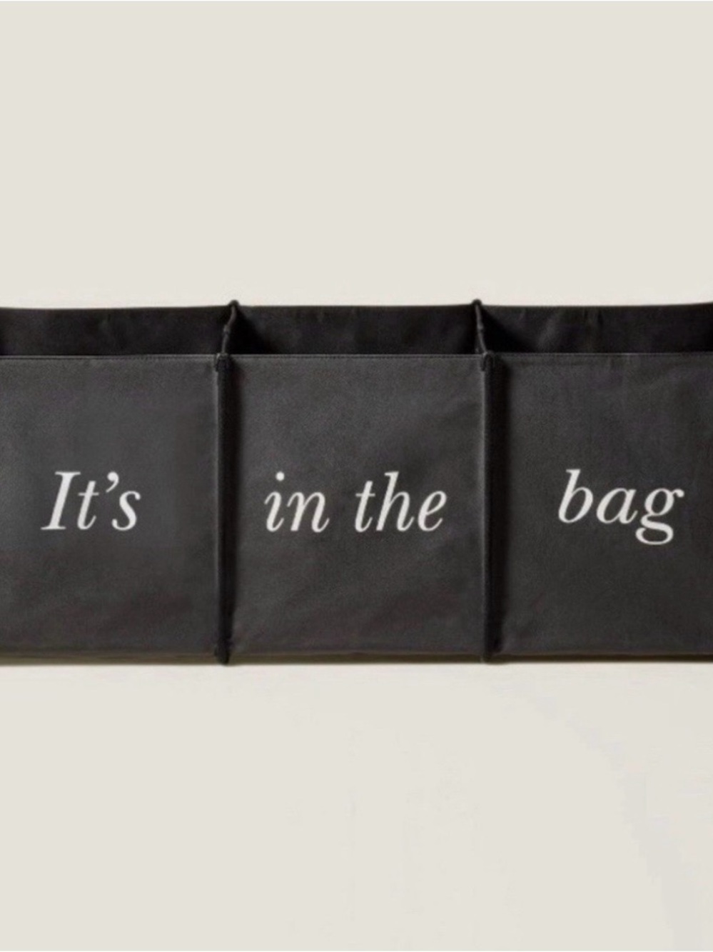Kate SpadexTarget - Black 'It's in the bag' Foldable Storage Organizer